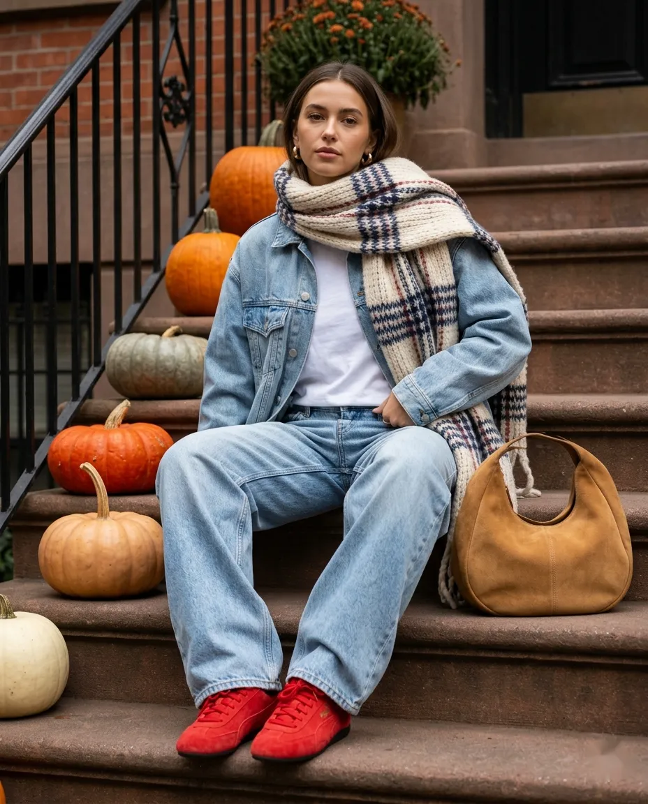 6 Fire Ways to Style Red Puma Speedcats This Fall